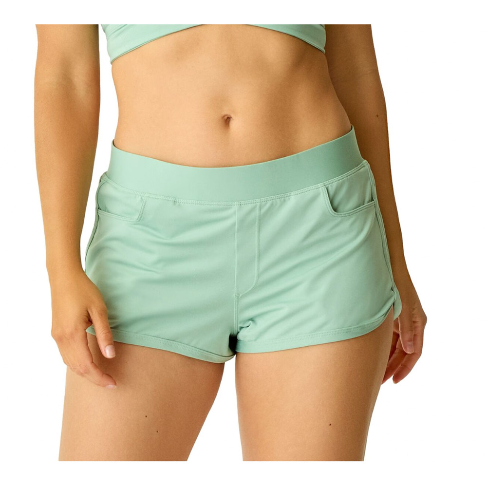 Carve Designs Lorenzo Short Women's Swim Bottoms Small Aqua UPF 50+ - Picture 4 of 8